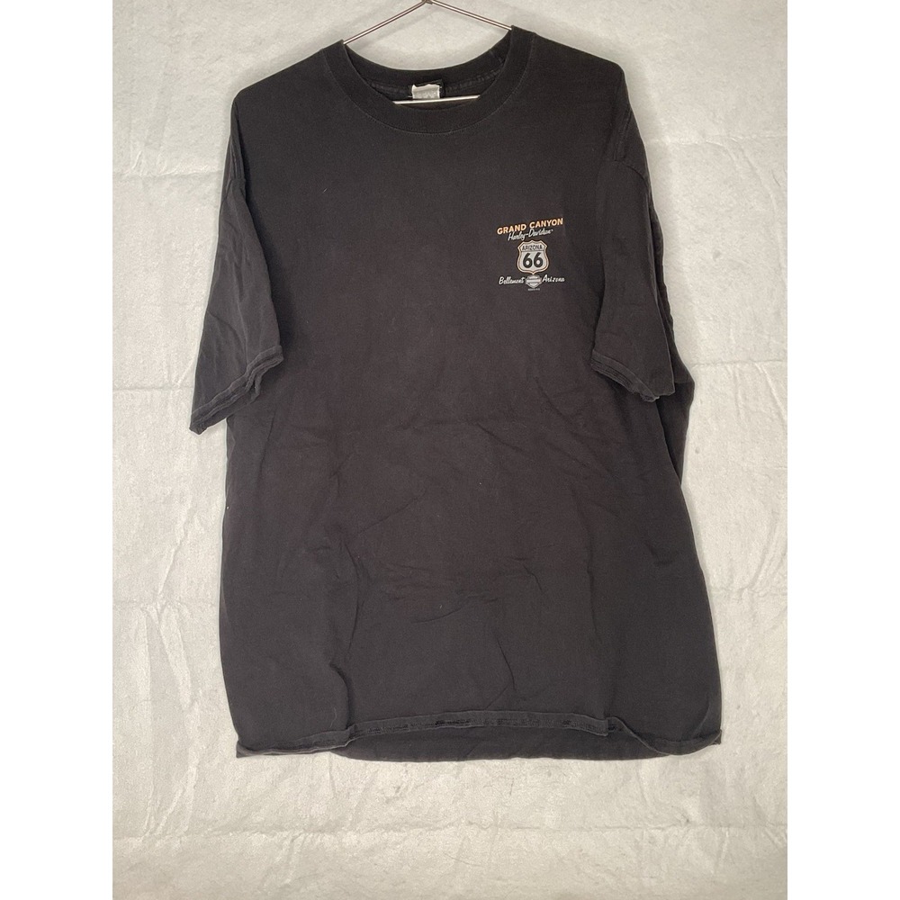Harley-Davidson Grand Canyon Route 66 Arizona Motorcycle T-Shirt Men's 2XL